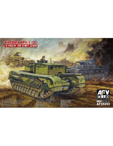 British 3 inch gun Churchill tank 