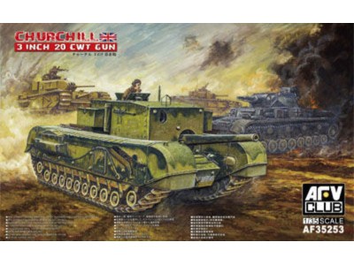 British 3 inch gun Churchill tank 