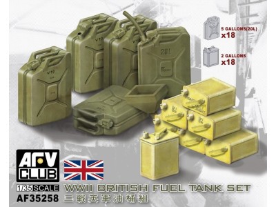 WWII British fuel tank set 