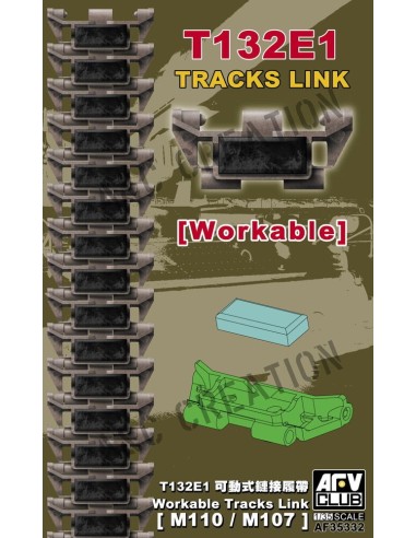 T132E1 WORKABLE Track Link(M110/M107) 
