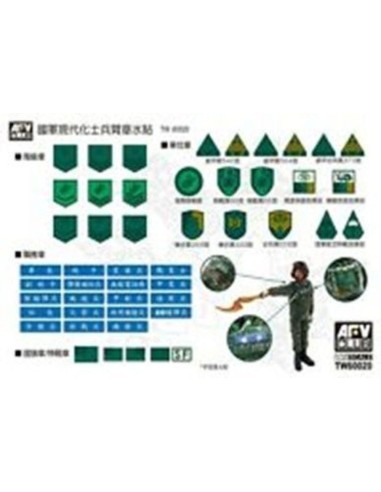 ROC MODERN MILITARY ARMBAND DECAL 