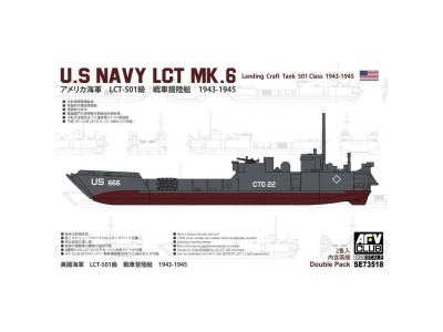 U.S. Navy LCT MK.6 landing Craft Tank 501 Class 1943-1945 
