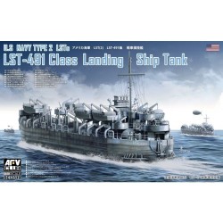 U.S. Navy Type 2 LSTs LST-491 Class Landing Ship Tank 