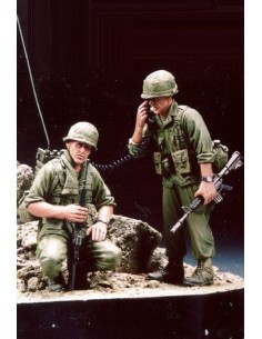 101st Abn Div Radio Unit Vietnam ´68 w/B 