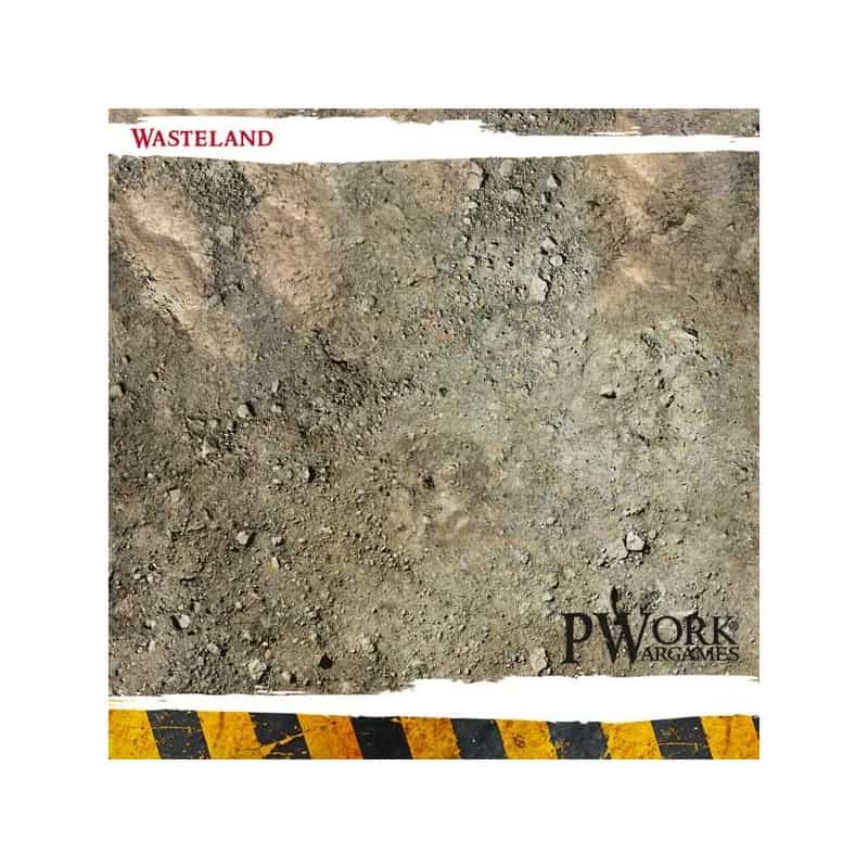 Tapis de jeu néoprène Wasteland 120x120cm