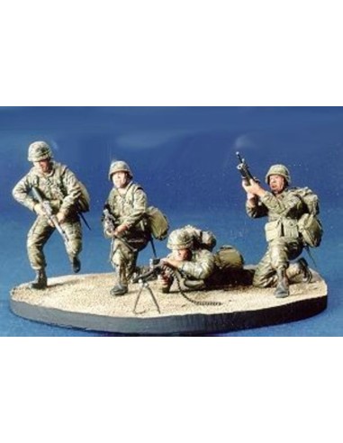 R.O.C. Marine Team- 4 Figures with Base 