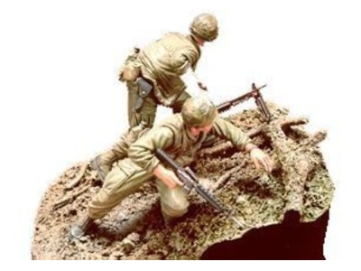 U.S. Marine Startline with base 