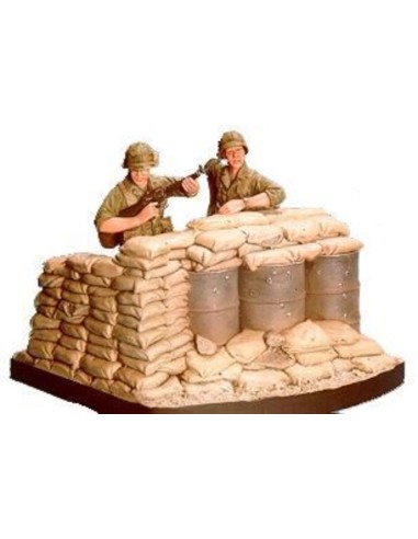 U.S. Airborne in Vietnam war of Pos. w/B 