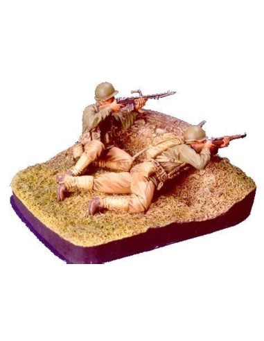 WWII U.S. Infantry(2) - 2 Figures w/base 