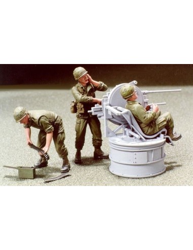 M35A1 Quad-50 gun truck crew- 3 Figures 