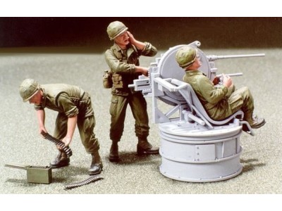 M35A1 Quad-50 gun truck crew- 3 Figures 