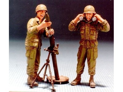 U.S. V.N. war M29 81mm Mortar w/Crew 