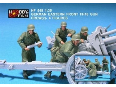 German eastern front FH18 gun crew(2)-4F 