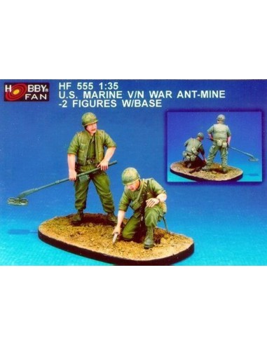 U.S. Marine V/N War Ant-Mine-2Fig.w/Base 
