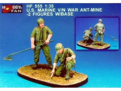 U.S. Marine V/N War Ant-Mine-2Fig.w/Base 