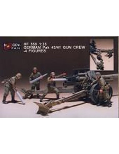 German Pak 43/41 Gun Crew- 4 Figures 