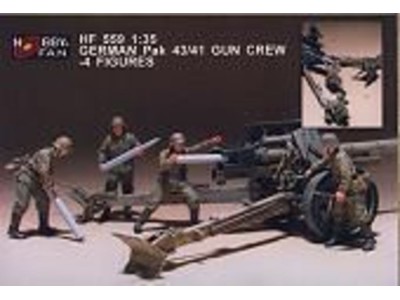 German Pak 43/41 Gun Crew- 4 Figures 