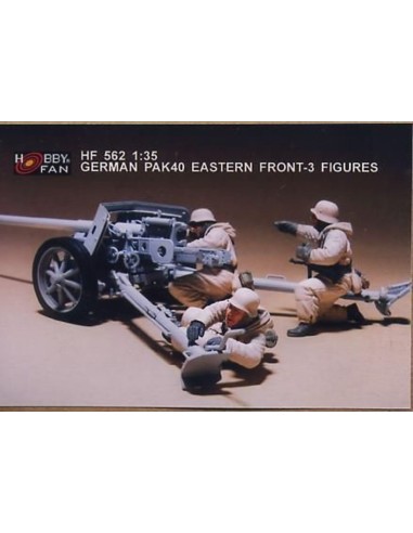 German Pak40 eastern front- 3 Figures 