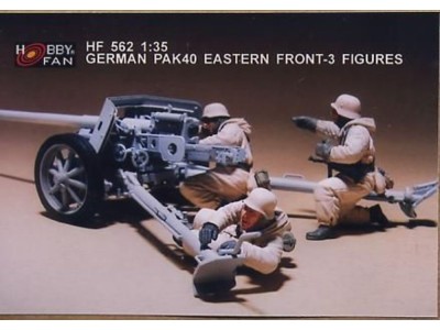 German Pak40 eastern front- 3 Figures 