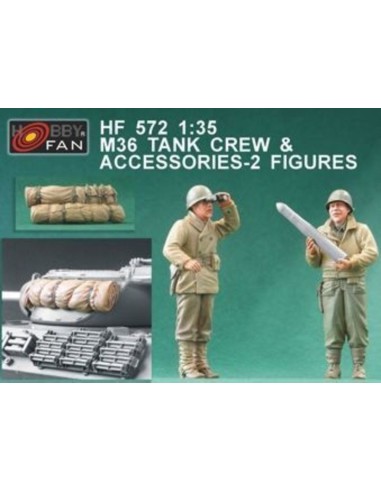 M36 Tank Crew & Accessories-2 Figures 