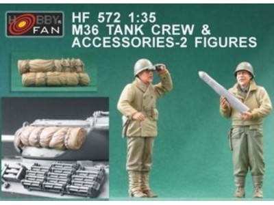 M36 Tank Crew & Accessories-2 Figures 