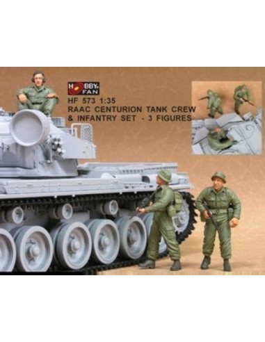 RAAC Centurion Tank Crew & Inf.set- 3Fig 
