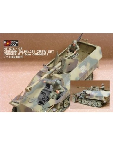 German Sd.Kfz.251 Crew (7.5cm)- 2 Fig. 