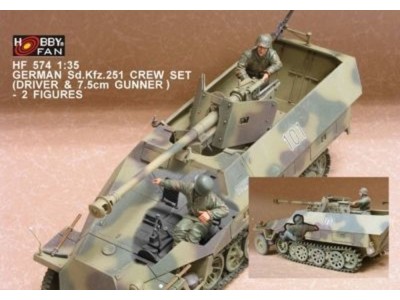 German Sd.Kfz.251 Crew (7.5cm)- 2 Fig. 