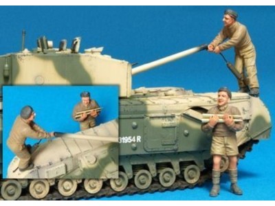 Brit. Churchill Tank Crew (III)Ala./2Fig 