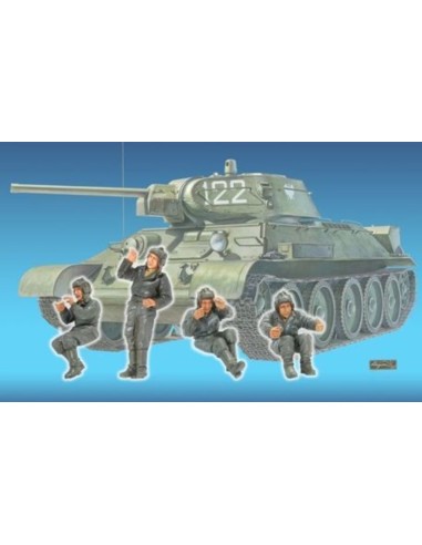 T-34 Tank Crew(1)- 4 Figures 