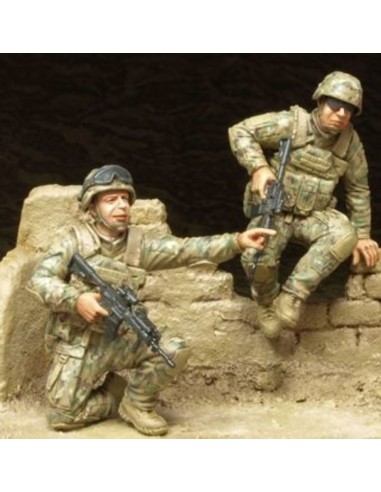 U.S. Ranger (II) "OIF" ISAF- 2Fig.w/Base 