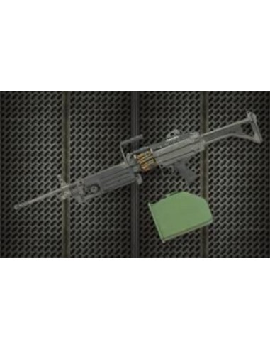 Resin arms U.S. M249 Minimi machine gun 