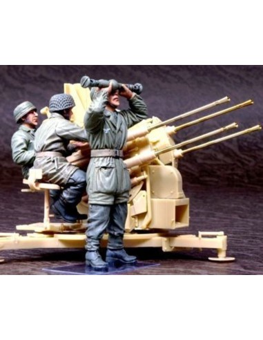 German Fallschirmjäger operating Flak 38 