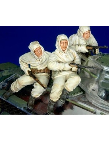 Russ. infantry on T-34 winter unif. set1 