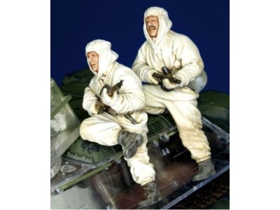 Russ. infantry on T-34 winter unif. set2 