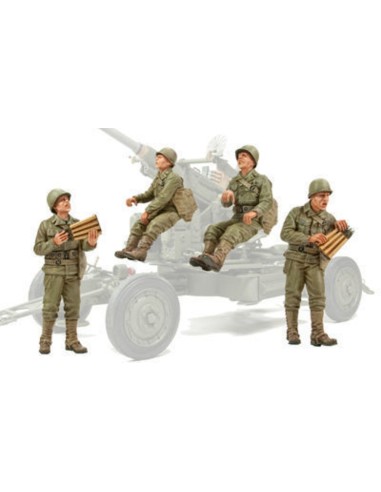 WW II Bofors Gun Crew (I)-4 Figures 