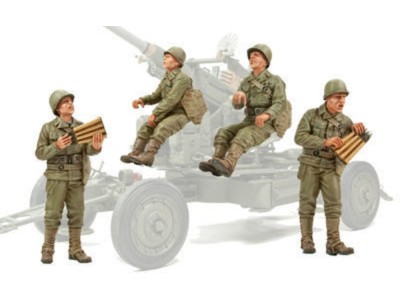 WW II Bofors Gun Crew (I)-4 Figures 