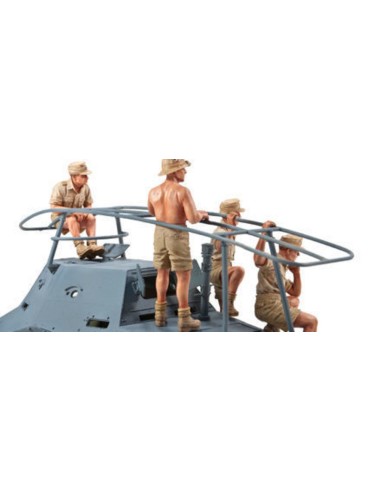 Sdkfz263 Afrikakorps Crew-4 Figures 