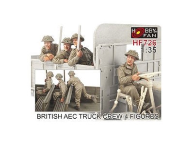 British AEC Truck crew- 4 Figures 