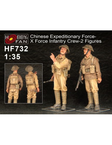 Chinese Expeditionary Force-X Force Infa Infantry Crew-2 Figures 