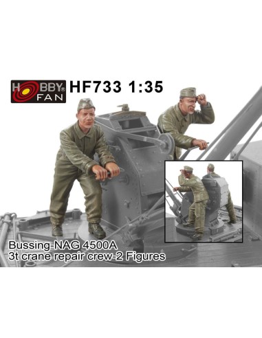 Bussing-NAG 4500A 3t crane repair crew-2 Figures 