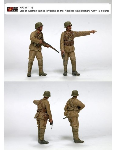List of German-trained divisions of the National Revolutionary Army-2 resin figures 