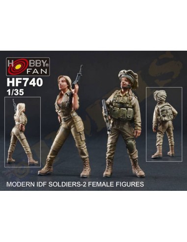 Modern IDF Soldiers-2 Female Figures 