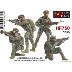 ROC MODERN INFANTRY-4 FIGURES 