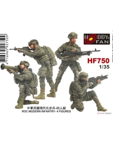 ROC MODERN INFANTRY-4 FIGURES 