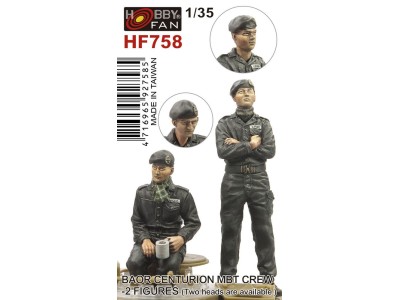 BAOR Centurion MBT Crew-2 figures(Two heads are available) 