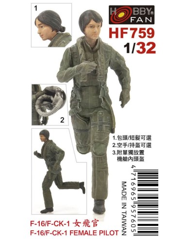 F-16/F-CK-1 FEMALE PILOT-1 Figure 