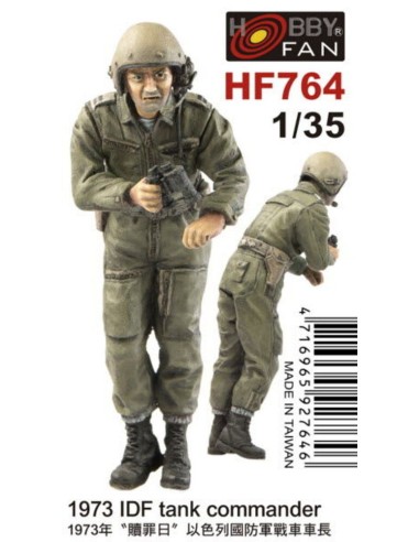 1973 IDF tank commander-1 figure 