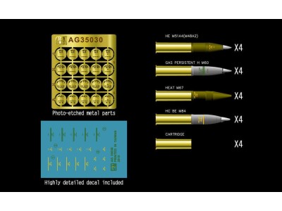U.S. 105mm Howitzer ammo set 