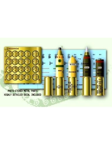 U.K. 95 mm Howitzer Ammo Set 